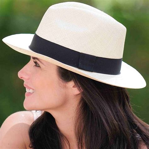 Panama Hat Fedora White - Gamboa Classic for Women | | Panama Hats | Mobile | Panama hat, Classy ...