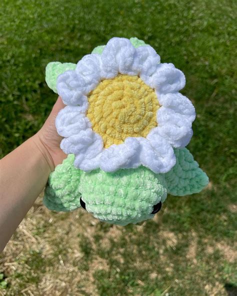 Crochet Flower Turtle Daisy Sunflower Amigurumi - Etsy