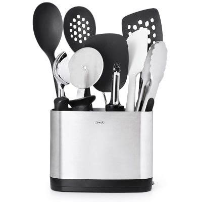 OXO 10-Piece Kitchen Tool Set | Kitchen Utensil Set | Kitchen tool set, Kitchen tools, Essential ...