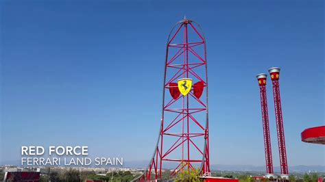 Red Force at Ferrari Land - YouTube