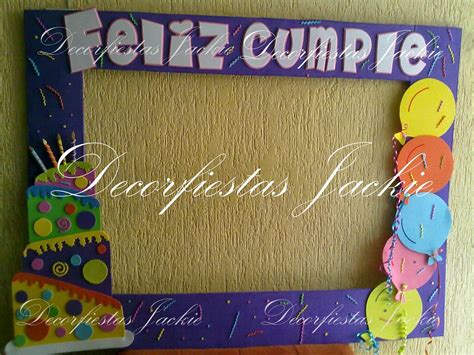 Decorfiestas Jackie: Marcos personalizados para fiestas | Marcos ...