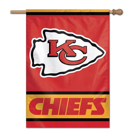 NFL Kansas City Chiefs 28" x 40" Team Banner - Walmart.com - Walmart.com