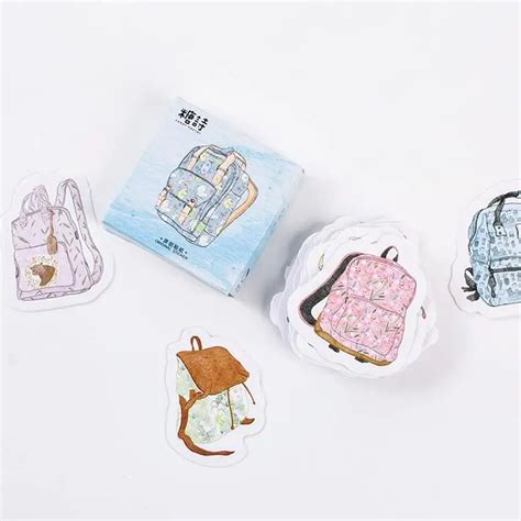 Go To School Bag Stickers Adhesive Stickers DIY Decoration Stickers -in Stationery Stickers from ...