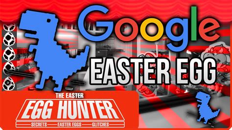 Google Easter Egg T-Rex Mini Game - The Easter Egg Hunter - YouTube