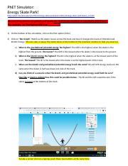 Understanding Energy Skate Park Simulation for Physics Lab | Course Hero