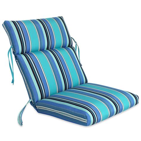 Comfort Classics 22 x 44 in. Sunbrella Channeled Chair Cushion ...