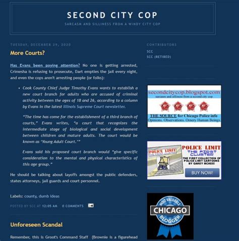 Here’s why Chicago’s unofficial police blog ‘Second City Cop’ went dark ...