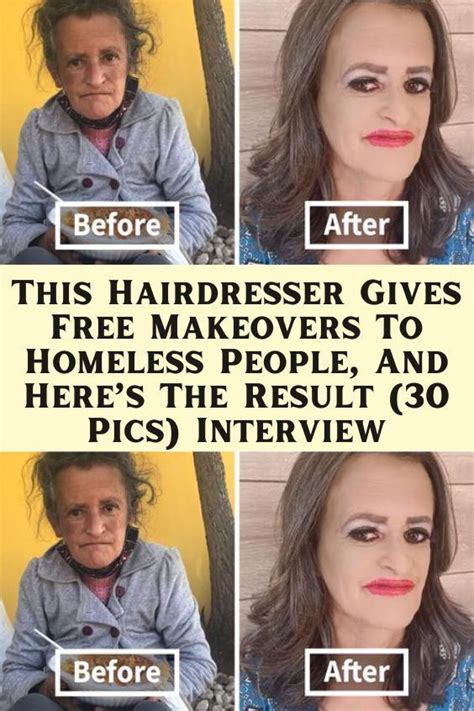 This Hairdresser Gives Free Makeovers To Homeless People, And Here’s ...