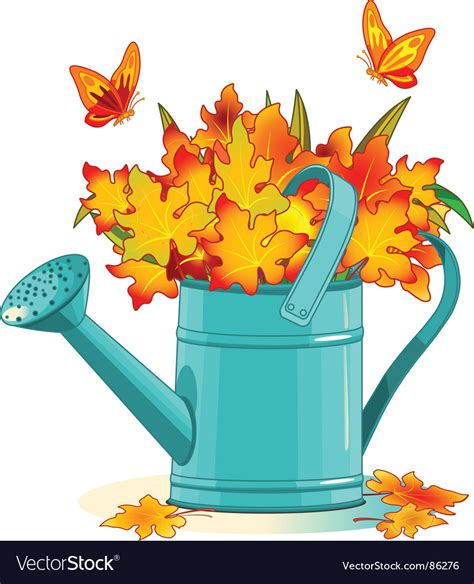 Watering can Royalty Free Vector Image - VectorStock