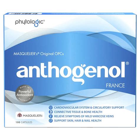 Buy Anthogenol 100 Capsules Online at ePharmacy®