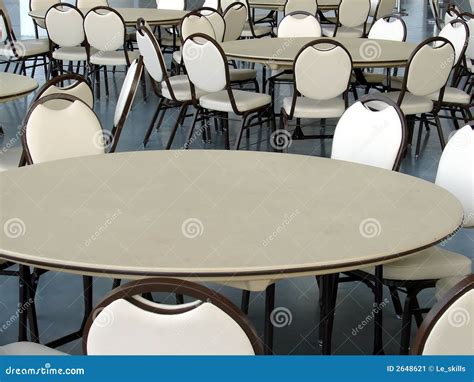 Cafeteria Tables And Chairs Stock Image - Image: 2648621