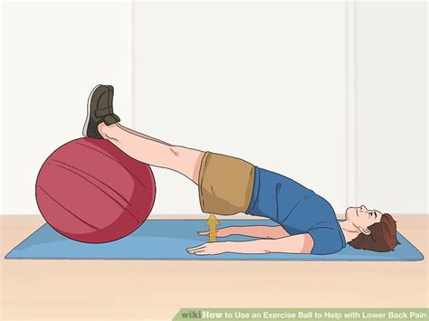 How to Use an Exercise Ball to Help with Lower Back Pain: 10 Steps