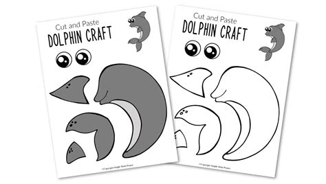 Free Printable Dolphin Craft for Kids – Simple Mom Project