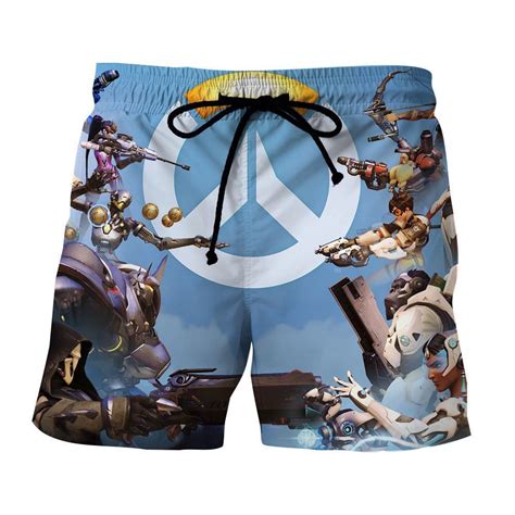 Overwatch Tracer Cadet Oxton Skin Cool Vibe Summer Shorts