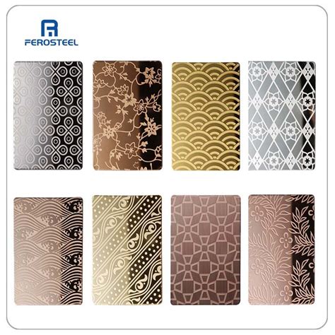 How to make the pattern of the pattern stainless steel decorative sheet|Ferosteel