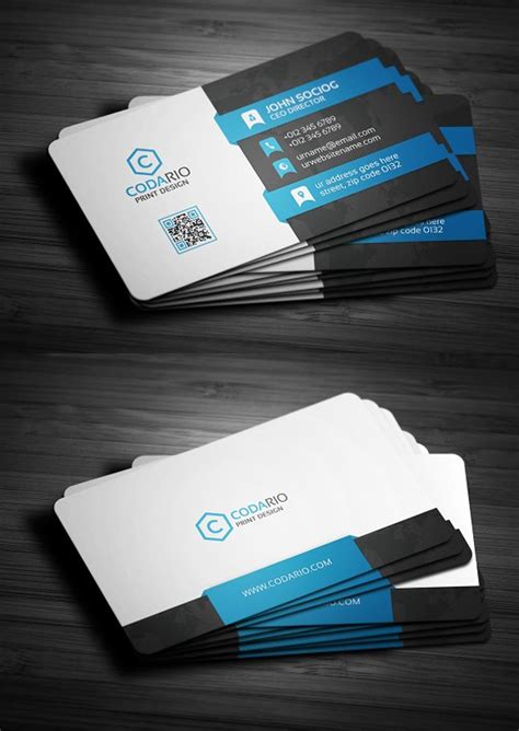 25 New Professional Business Card Templates (Print Ready Design) | Design | Graphic Design Junction