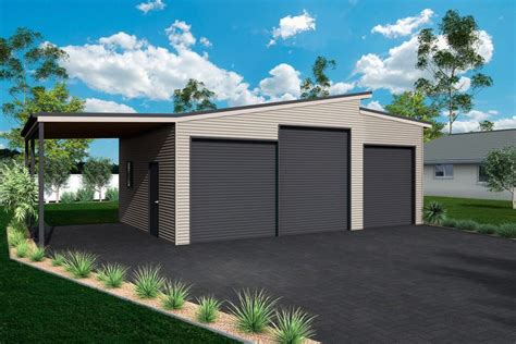 Ranbuild.com.au Skillion shed | Skillion roof, Roof design, Shed