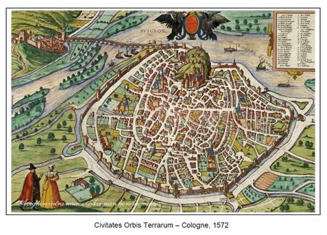 Medieval map of intramuros Avignon (France). | Download Scientific Diagram