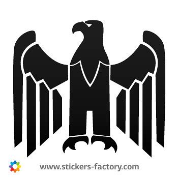 German-Eagle-Nazi-Sticker-Decal-07180 | Stickers Factory Sti… | Flickr