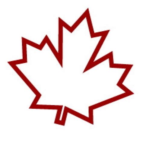 Maple Leaf Outline Clipart - ClipArt Best