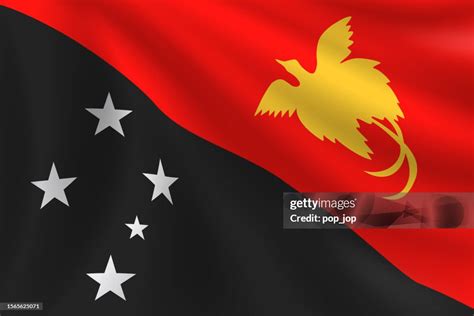 Flag Of Papua New Guinea Papua New Guinean Flag Vector Flag Background ...