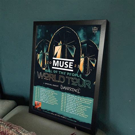 2023 Muse-Tour Event 2023 Art Print Poster, Music Tour 2023, Wall Decor