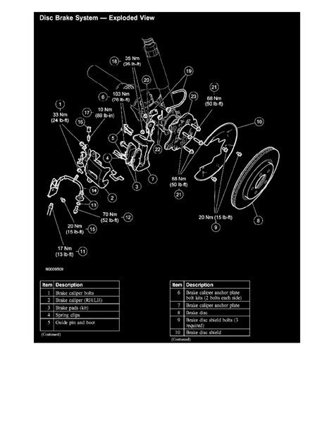 Ford Workshop Service and Repair Manuals > Mustang V6-4.0L VIN N (2006) > Brakes and Traction ...