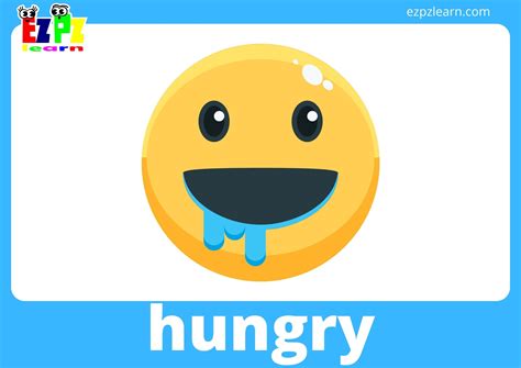 Feelings Flashcards With Words ONLINE - Ezpzlearn.com