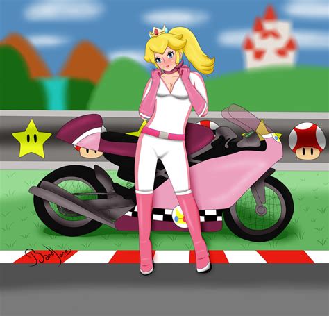 Princess Peach Kart 8 by BandiJones on DeviantArt