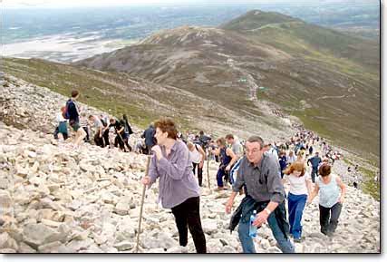 Halfbakery: Croagh Patrick Pilgrimage Stair Carpet