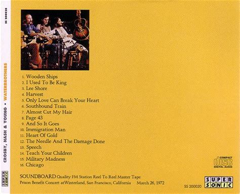 Crosby Stills, Nash & Young / Waterbrothers / 1CD – GiGinJapan