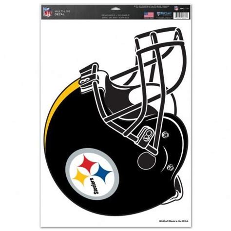 Pittsburgh Steelers Decal 11x17 Multi Use Helmet Design Special Order ...