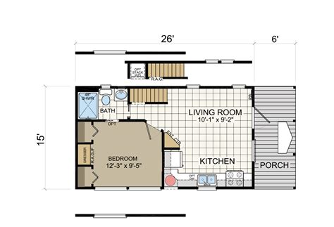 Park Model RV 514 Loft - Carefree Homes