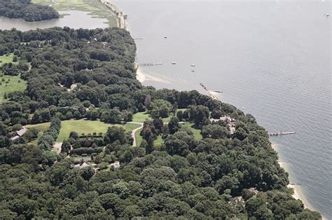 Fort Hill - Lloyd Neck, NY Historic Waterfront Estate | Aerial Views