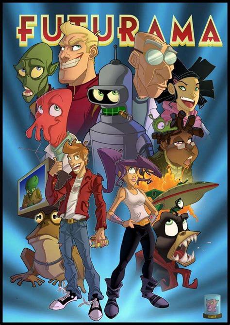 The Very Best Futurama Fan Art | Futurama, Cartoon styles, Geek art