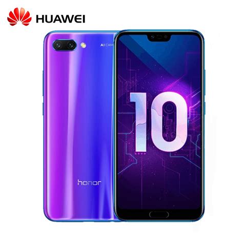 Original Huawei Honor 10 Android 8.0 4G LTE Smartphone 3D Curved Glass ...