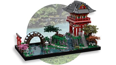 I designed a Lego model of a Japanese Tea Garden! : r/japan