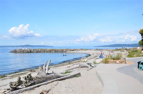 the beach is clean and ready to be used as a place for picnics or swimming