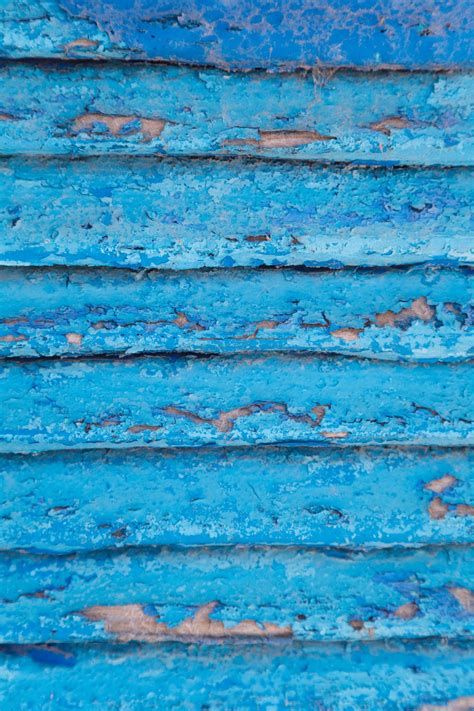 Blue Peeling Paint Free Stock Photo - Public Domain Pictures