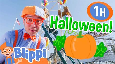 Blippi’s Halloween Rollercoaster! | Pumpkin Carving | Fun October ...