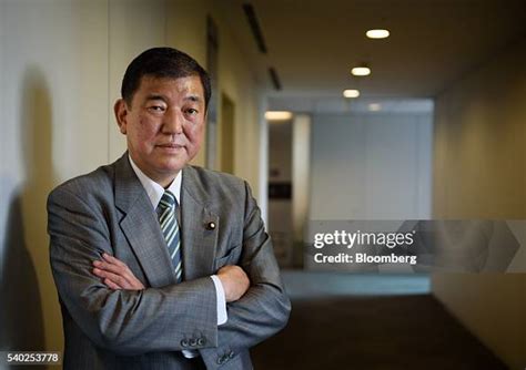 Shigeru Ishiba, Japan's minister in charge of regional... News Photo ...