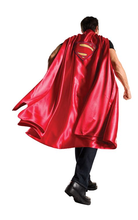 Red Superman Cape Adults Superhero Fancy Dress Mens Adults Costume Accessory New | eBay