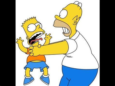 Simpsons: Bart getting Choked - YouTube