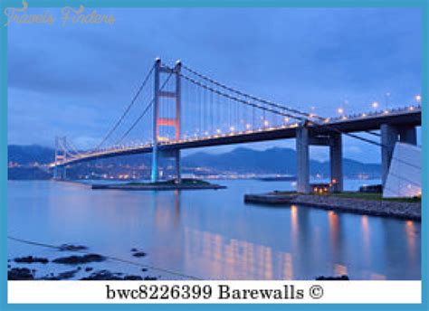 TSING MA BRIDGE MAP - TravelsFinders.Com