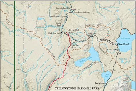 Bechler River Trail Map - Channa Antonetta