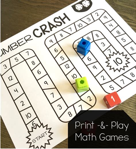 Susan Jones Teaching: Print and Play Math Games!