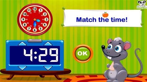 Time Game: Kids Learn To Tell Time Clock Learning Games | Educational ...