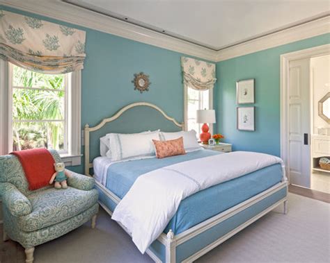 Blue Orange Bedroom | Houzz