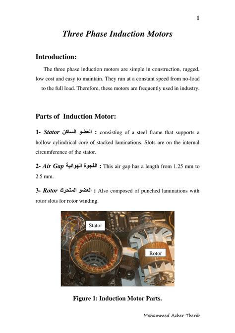 Explain Construction And Working Principle Of Three Phase Induction ...