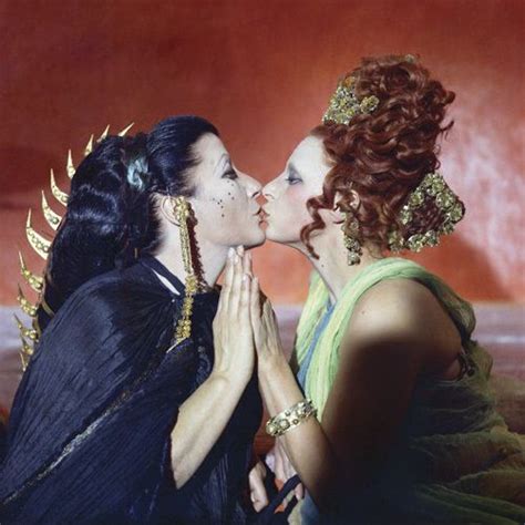 Danika La Loggia and Magali Noel in "Satyricon" di Federico Fellini (1969) Madona, Movie Scenes ...